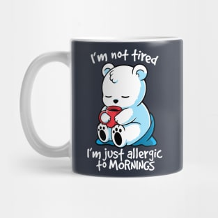 Tired polar bear Mug